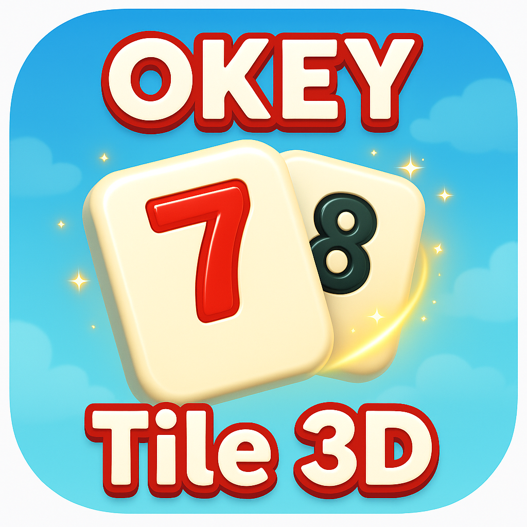 Okey Tile 3D Logo